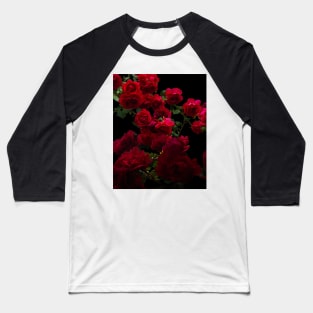 black red queen - flowers Baseball T-Shirt